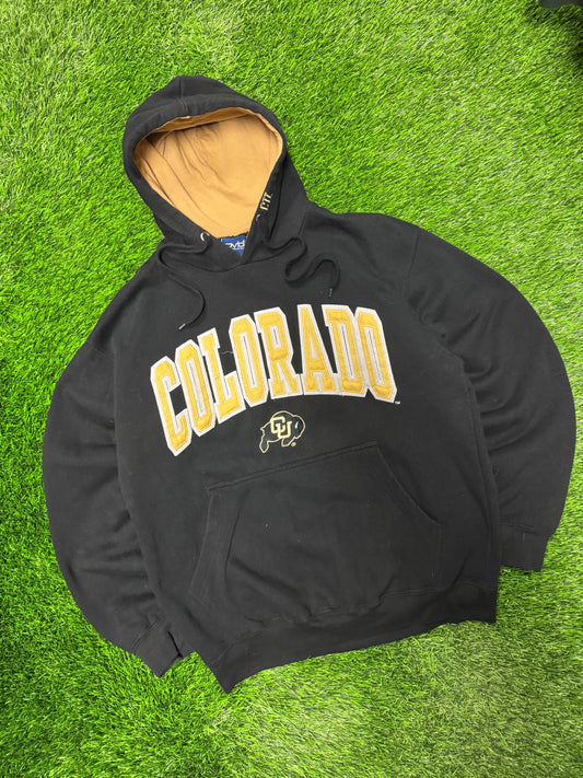 Y2K Colorado University Embroidered OVB Hoodie (S)