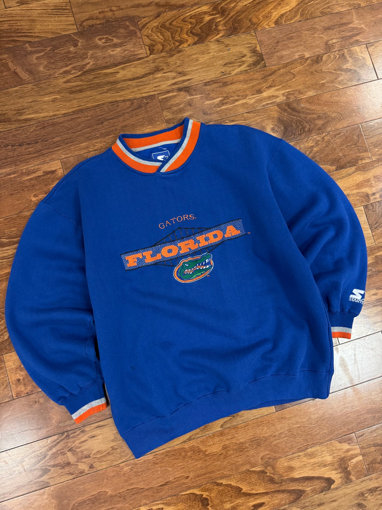 90s Florida Gators Starter Embroidered Crewneck (L)