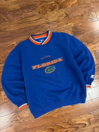 90s Florida Gators Starter Embroidered Crewneck (L)