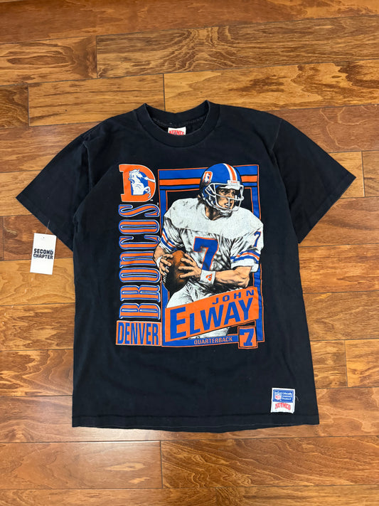 90s Denver Broncos Vintage John Elway Tee (L)
