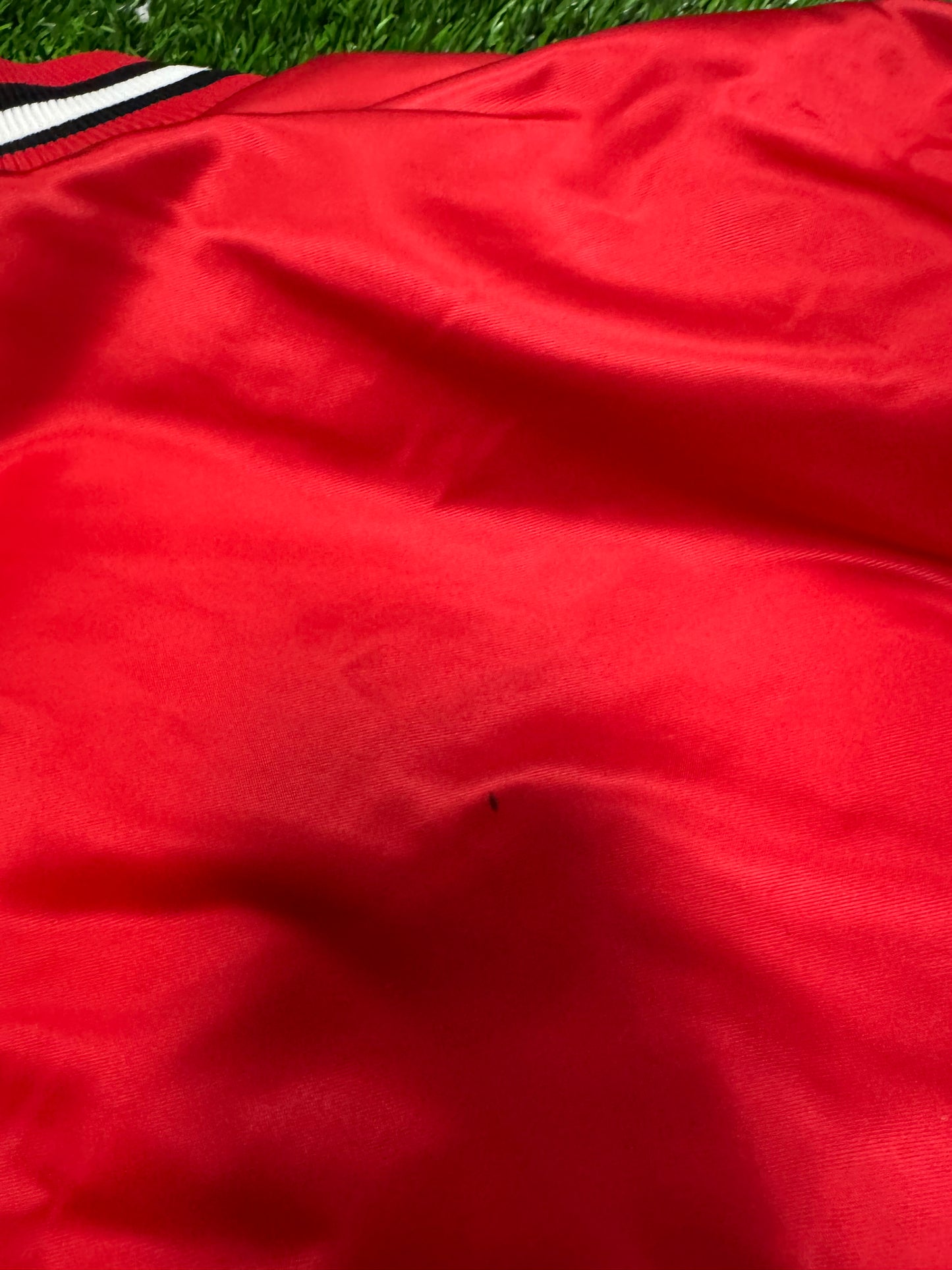 80s Oak Hill Academy Vintage Satin Jacket (L)