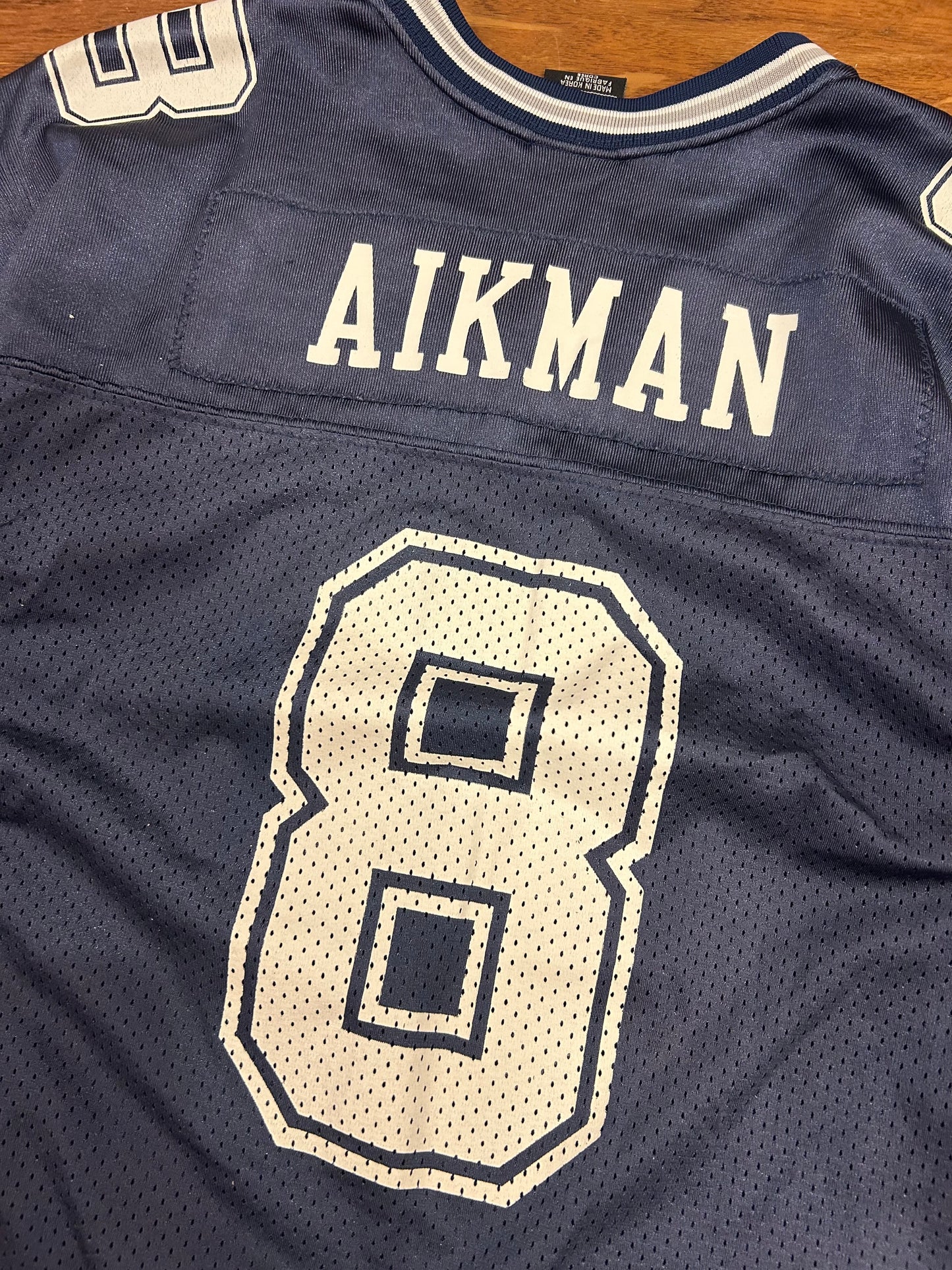 2000 Dallas Cowboys Troy Aikman #8 Vintage Nike NFL Jersey (Youth L)