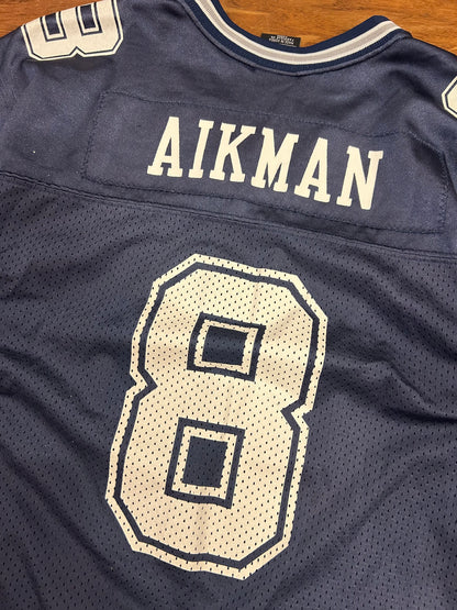 2000 Dallas Cowboys Troy Aikman #8 Vintage Nike NFL Jersey (Youth L)