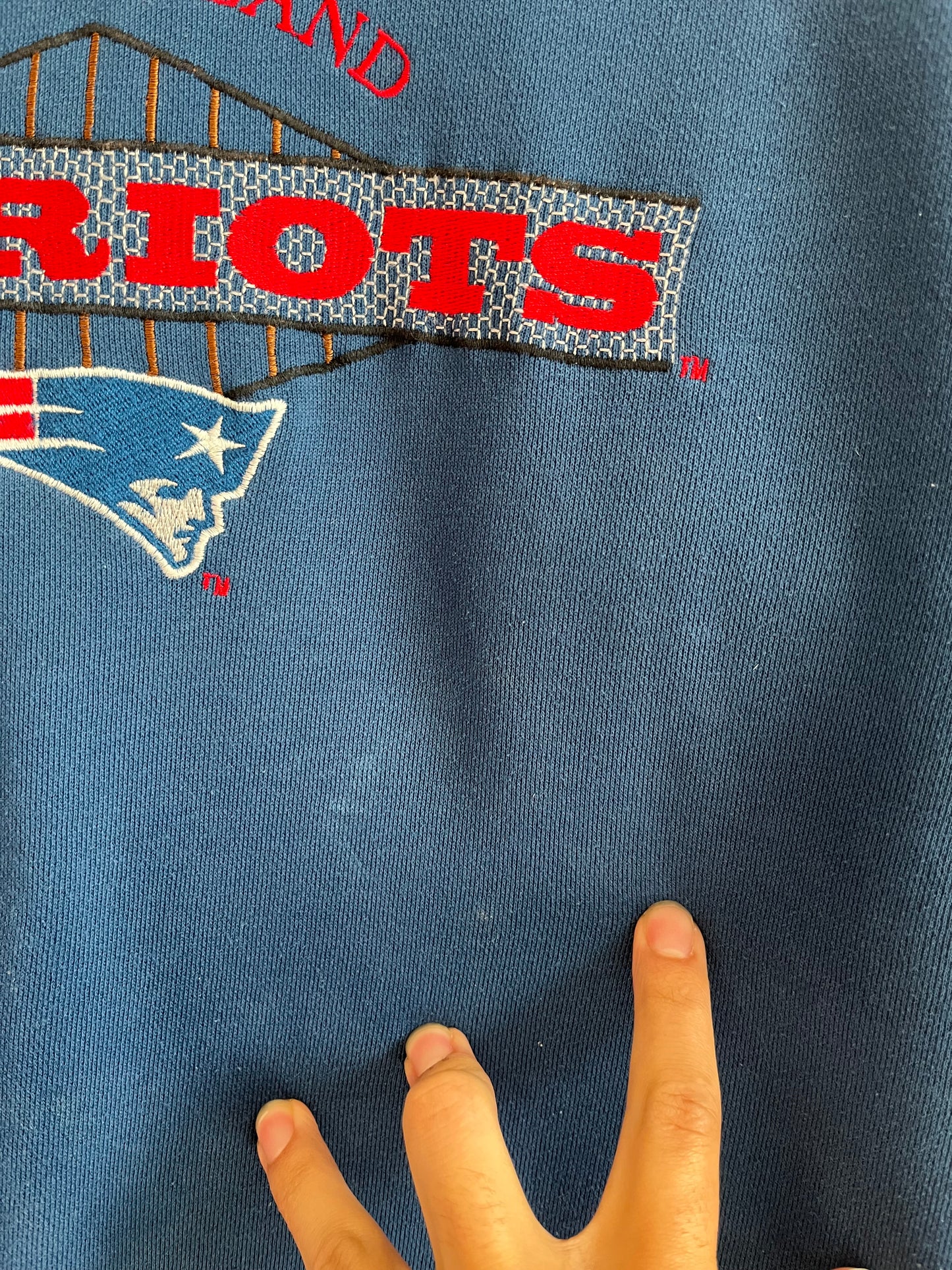 90s New England Patriots Starter Embroidered Crewneck (M)