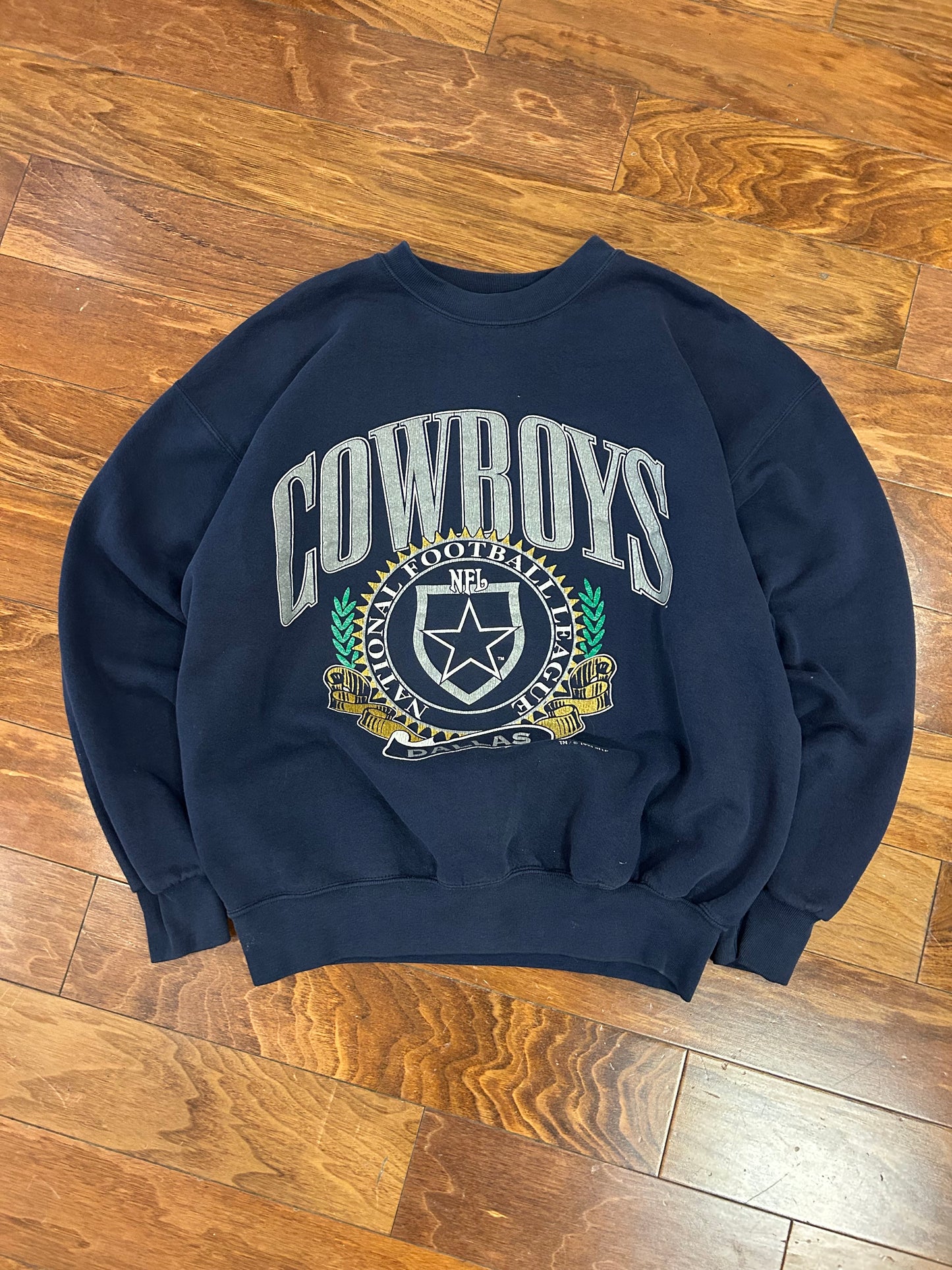 1993 Dallas Cowboys Nutmeg Navy Crewneck (L)