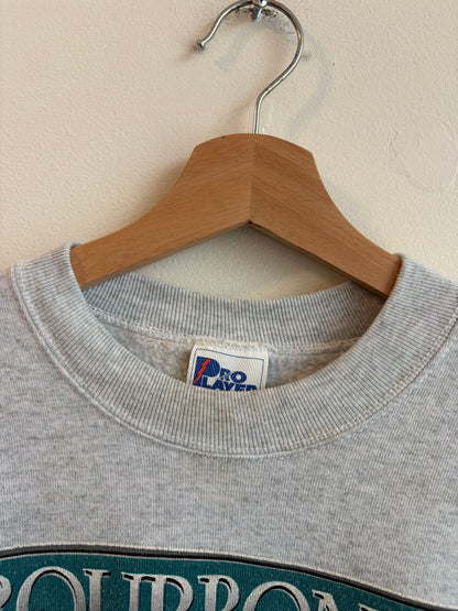 1996 Carolina Panthers Bourbon St Bound Grey Crewneck (L)