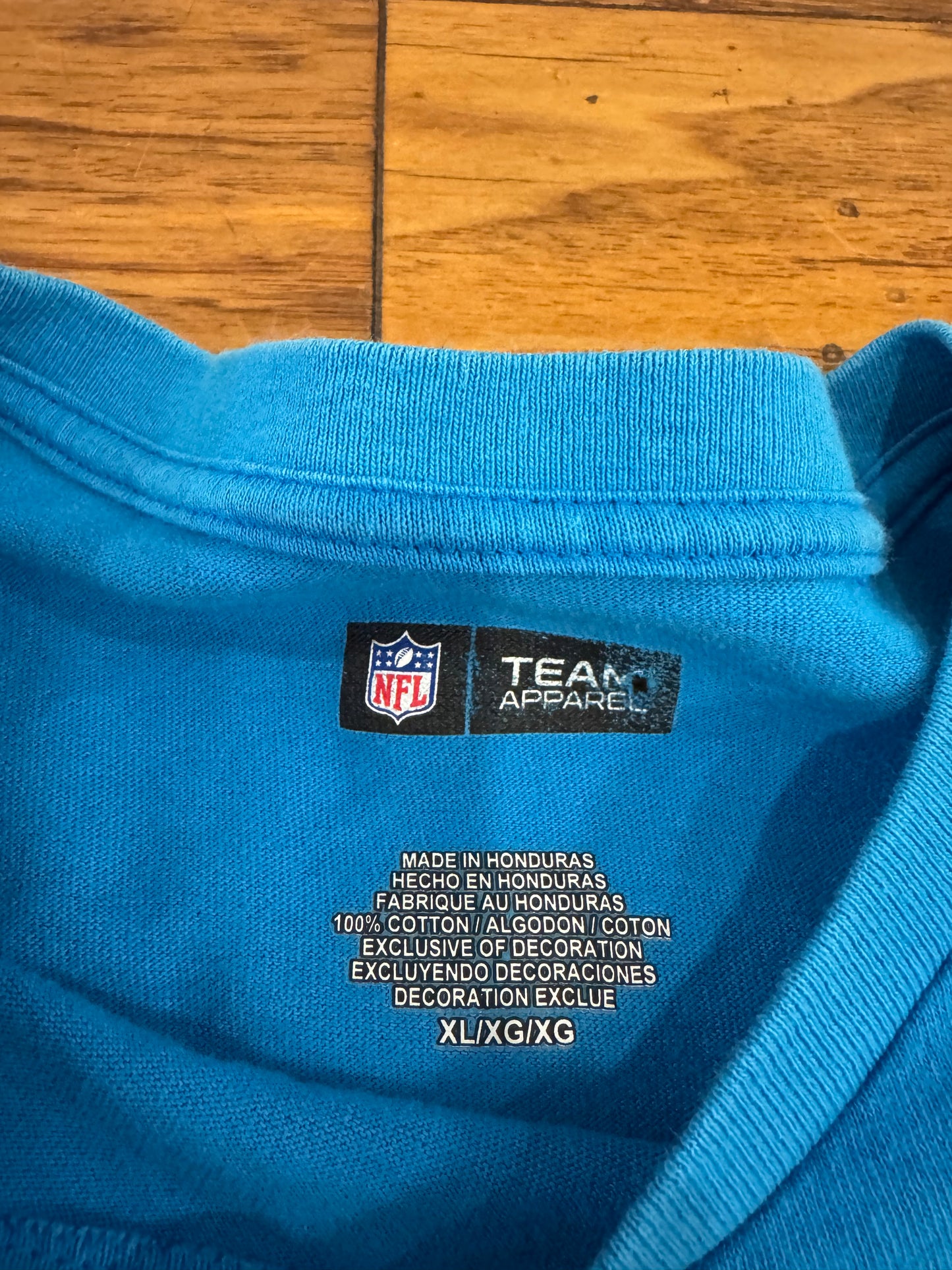 2013 Panthers Playoffs Blue Tee (XL)