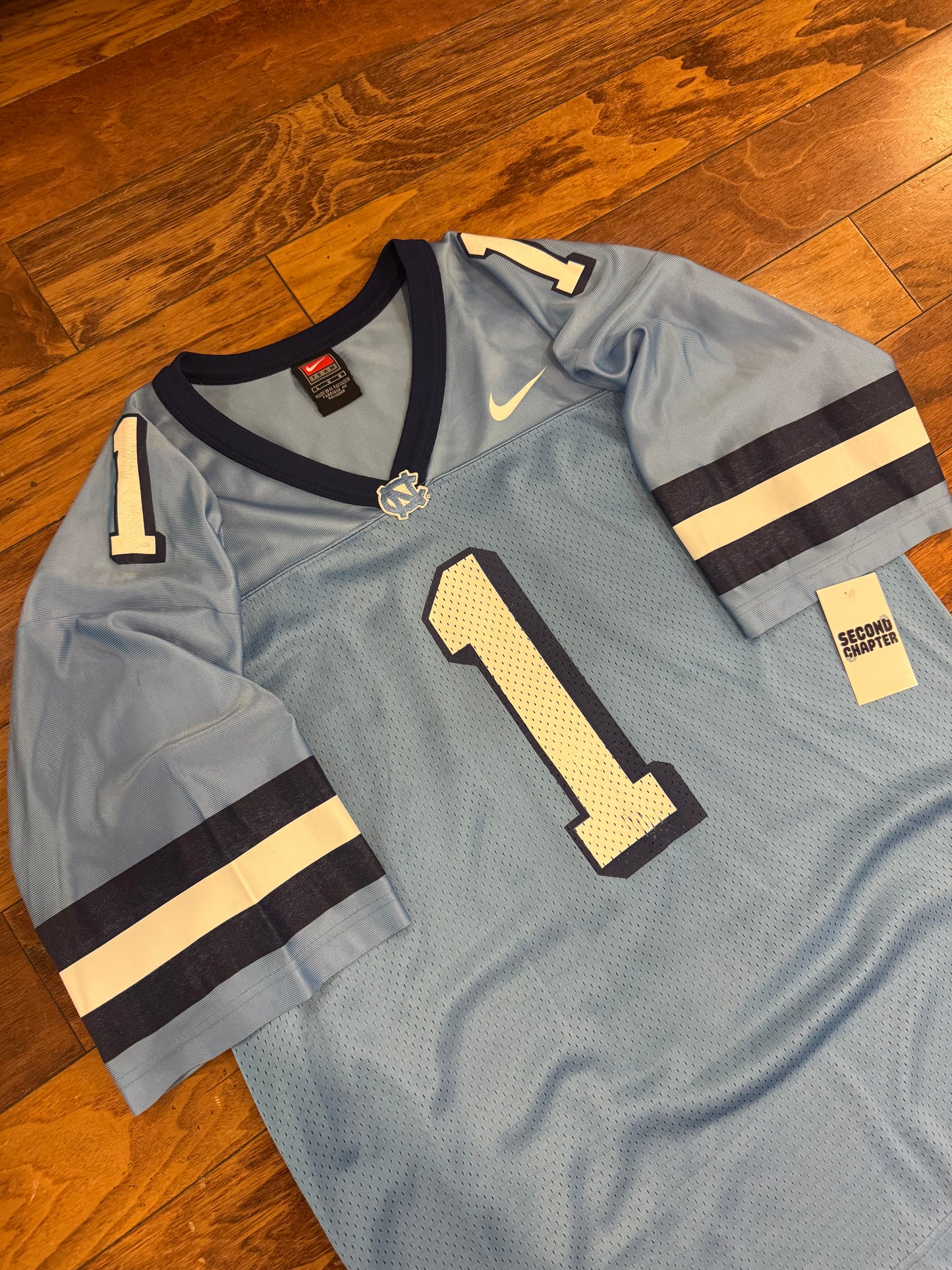 2000 UNC Nike #1 Football Jersey (L)