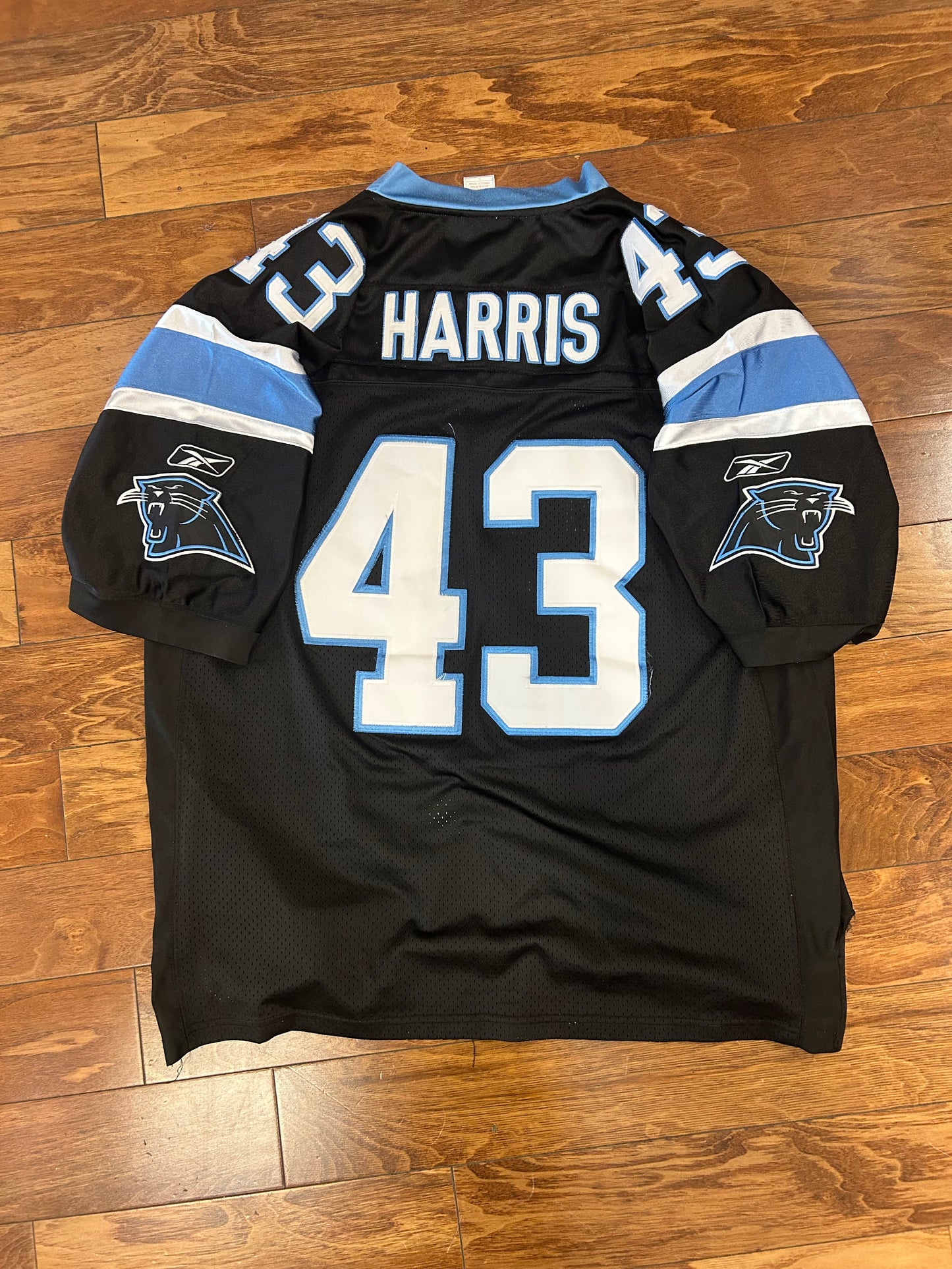 2010s Carolina Panthers Chris Harris Stitched Reebok Football Jersey (XL)