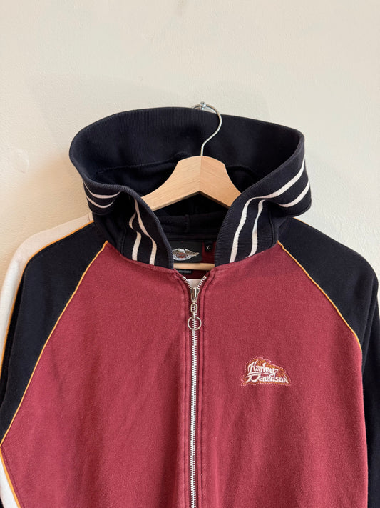00s Harley Davidson Zip Up Hoodie (Women's XL)