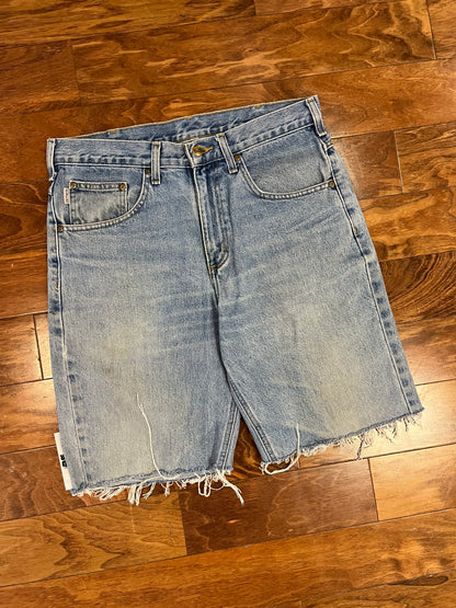 2021 Light Wash Carhartt Shorts (33)