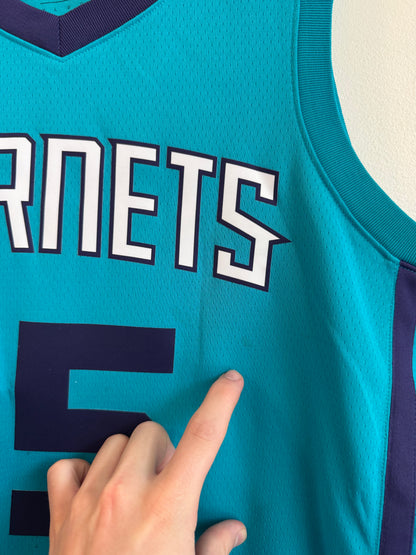 2017 Charlotte Hornets Kemba Walker Teal Jordan Swingman Jersey (L)