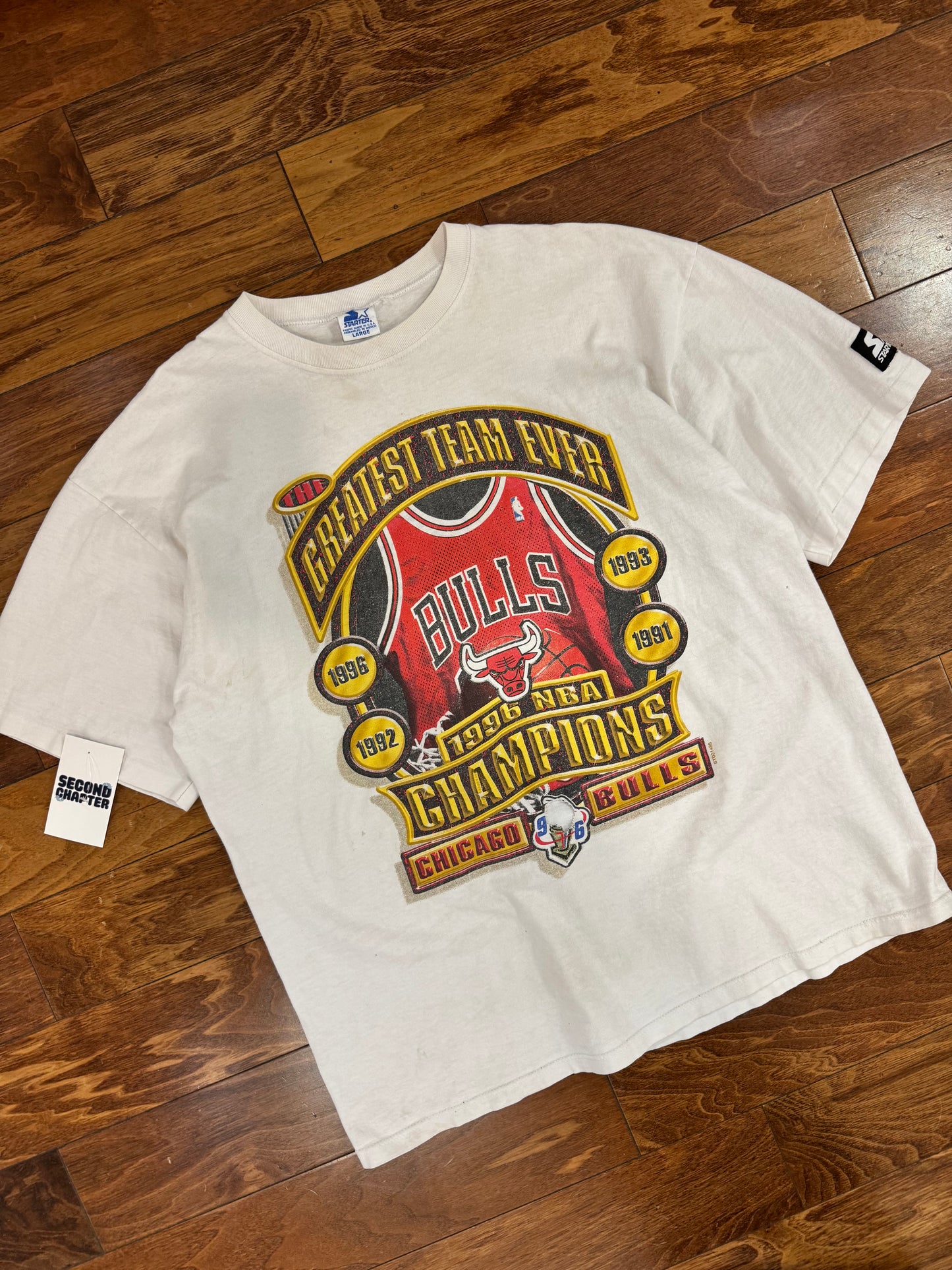 1997 Chicago Bulls Greatest Team Starter Graphic Tee (L)