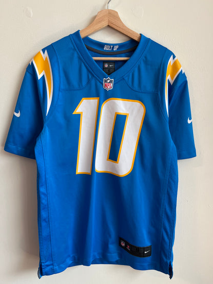 2021 Los Angeles Chargers Justin Herbert Blue Jersey (S)