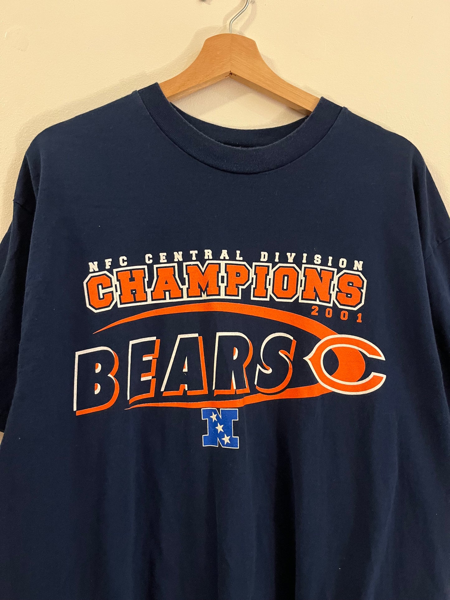 2001 Chicago Bears Central Division Champions Tee (XL)
