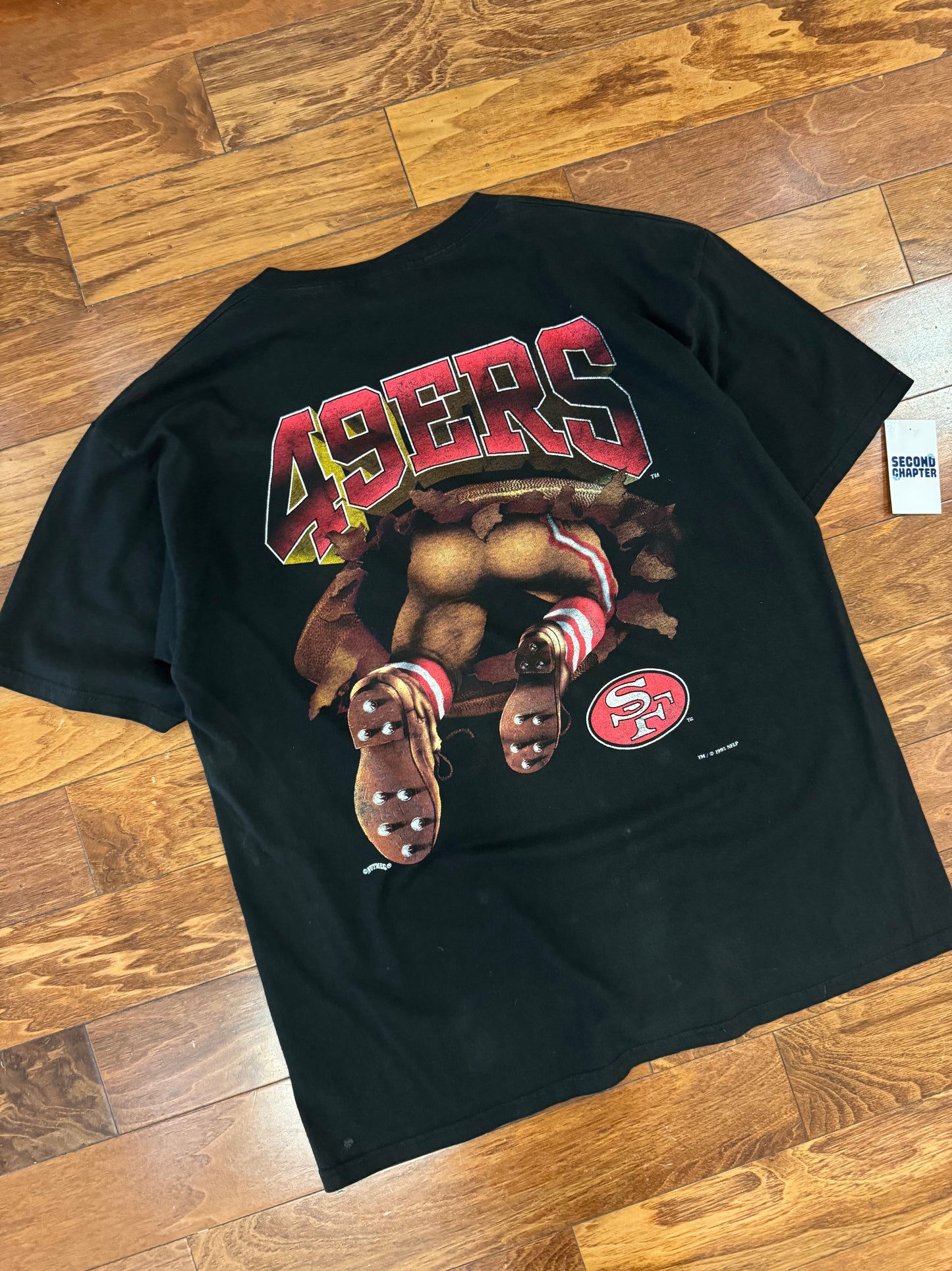 1995 San Francisco 49ers Breakthrough Nutmeg Tee (XL)