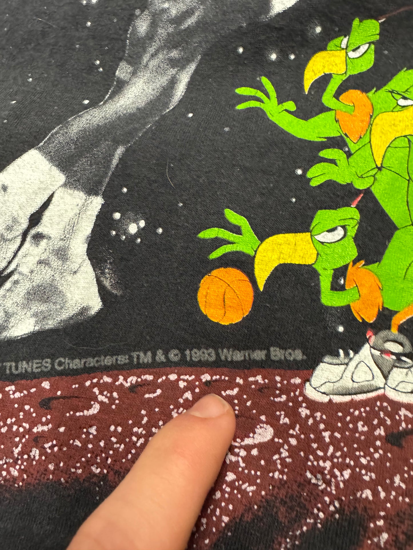 1993 Nike Michael Jordan Space Jam Looney Tunes Vintage Tee (XL)