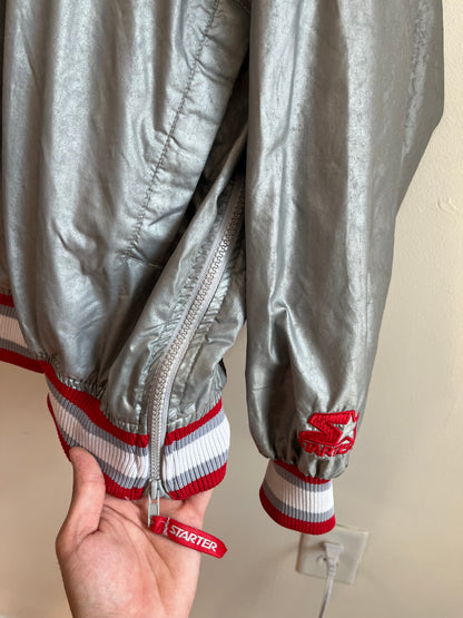 90s Ohio State Silver Starter Windbreaker (L)