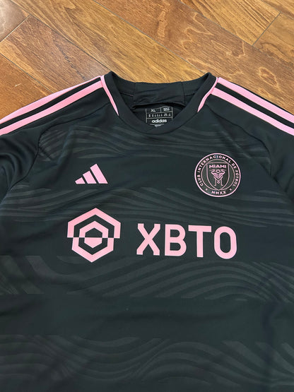 Inter Miami Messi Adidas Soccer Jersey Black 2023-'24 Kit (XL)