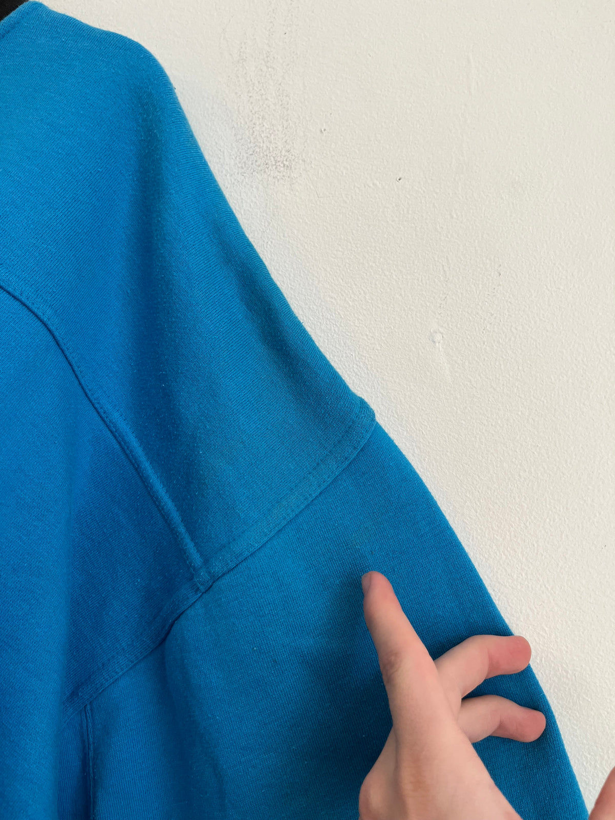 90s Carolina Panthers Lee Embroidered Blue Crewneck (XXL)