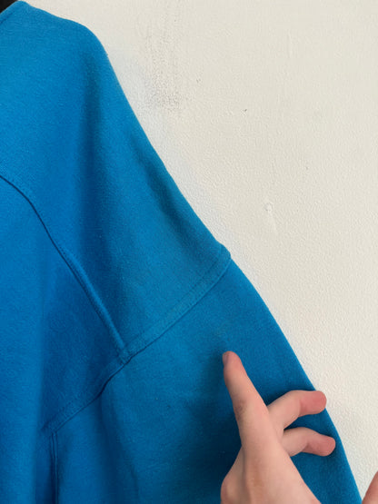 90s Carolina Panthers Lee Embroidered Blue Crewneck (XXL)