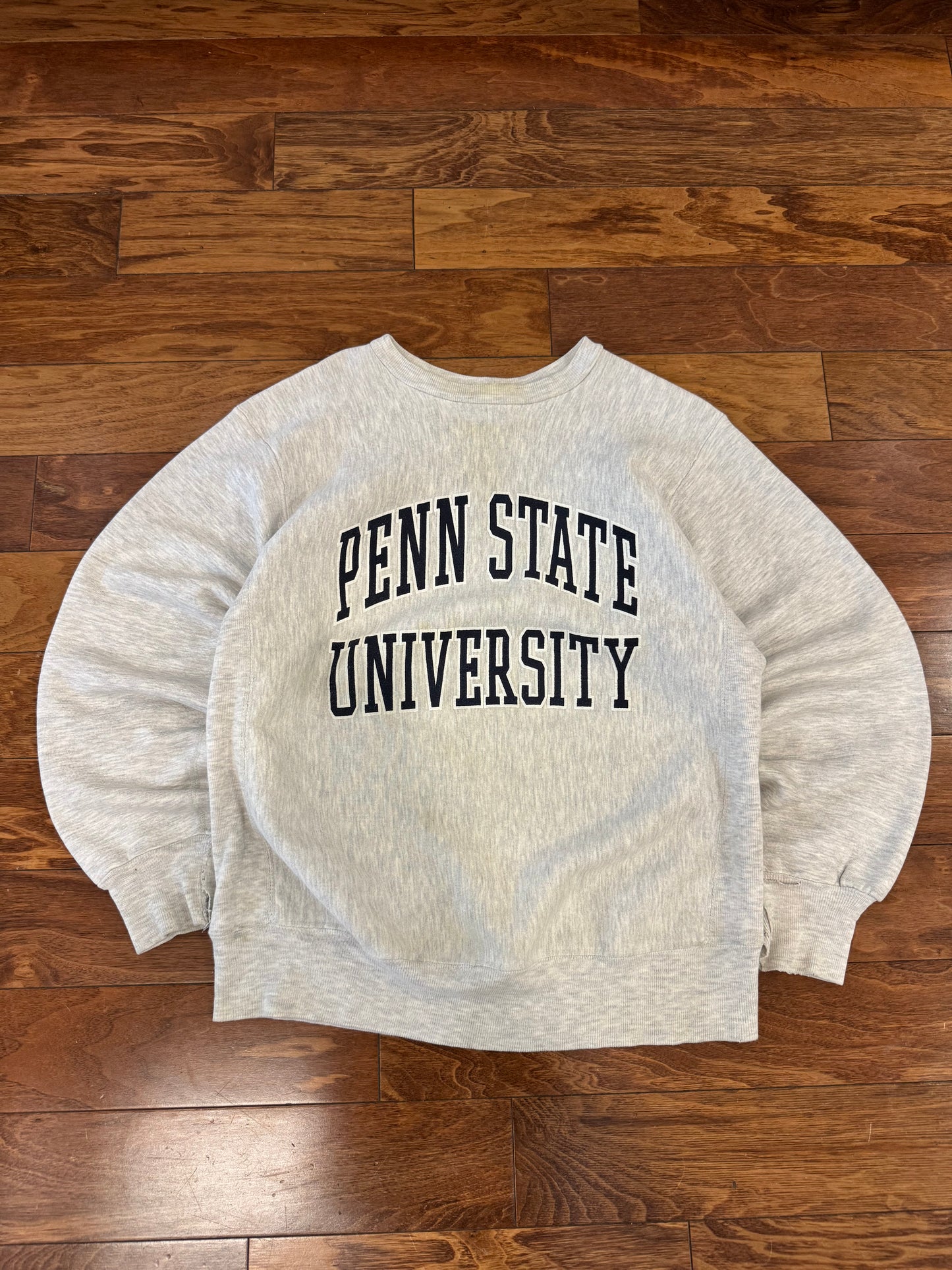 90s Penn State University Nittany Lions Spell Out Reverse Weave Vintage Crewneck (M)