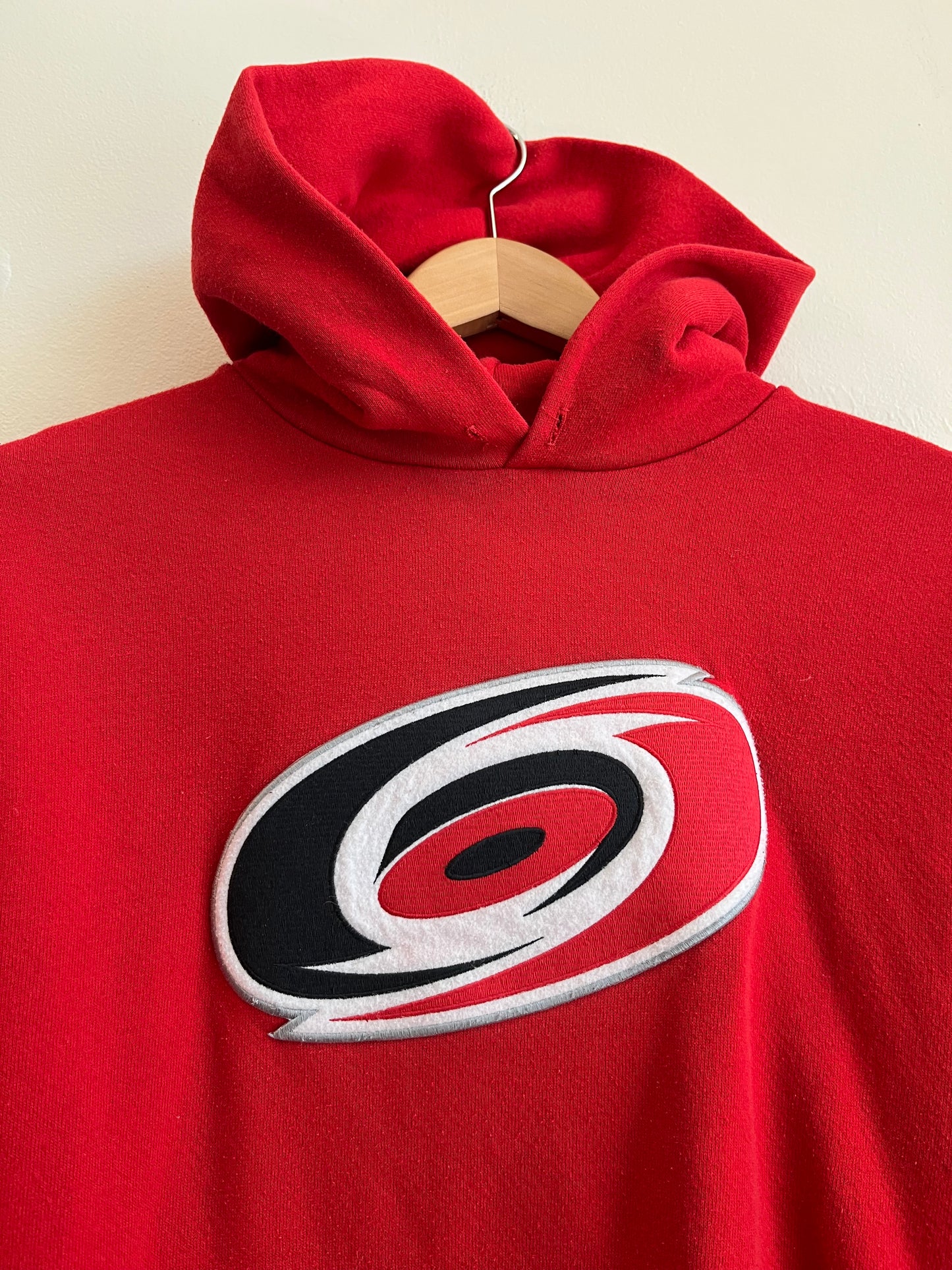 00s Carolina Hurricanes Red Logo Hockey Hoodie (M)