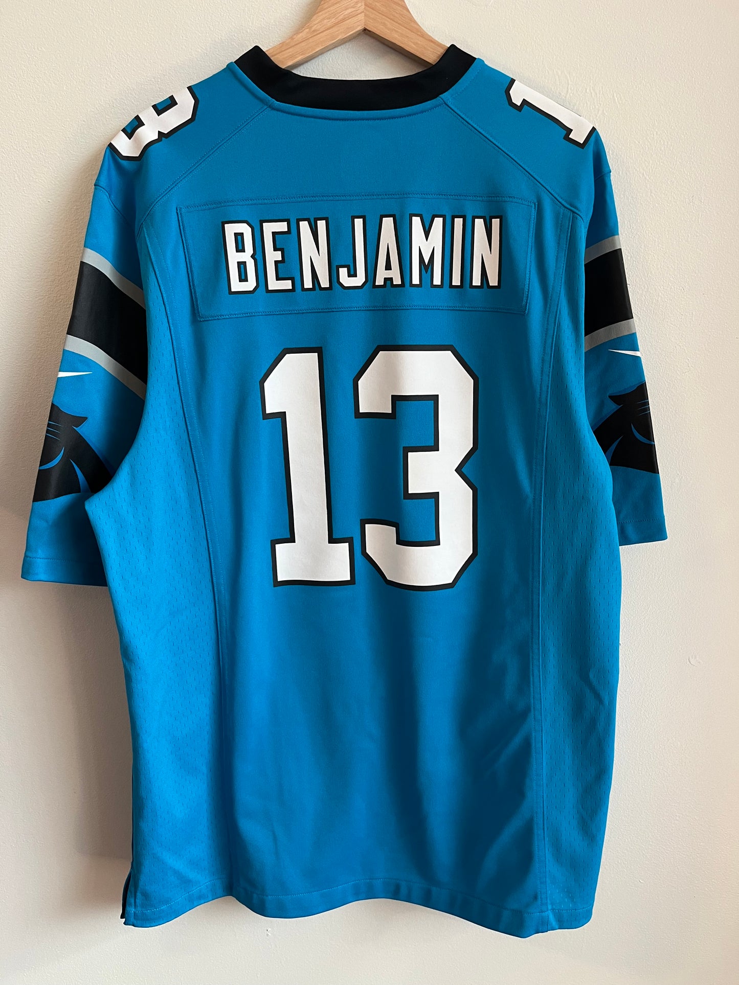 2012 Carolina Panthers Kelvin Benjamin Blue Nike Jersey (L)