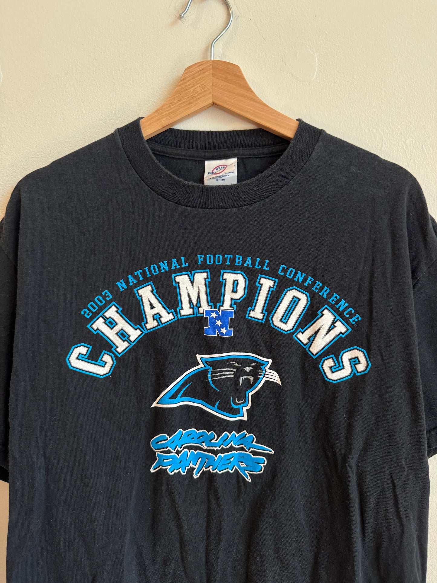 2003 Carolina Panthers NFL Conference Champs Tee (L)