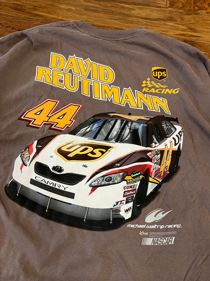 00s UPS Racing Nascar Brown Tee (XL)
