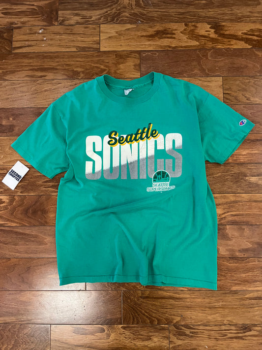 90s Seattle Supersonics Vintage NBA Tee (XL)