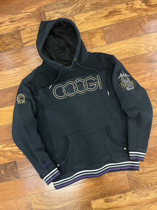 Y2K Coogi Embroidered Spell Out Vintage Hoodie (L)