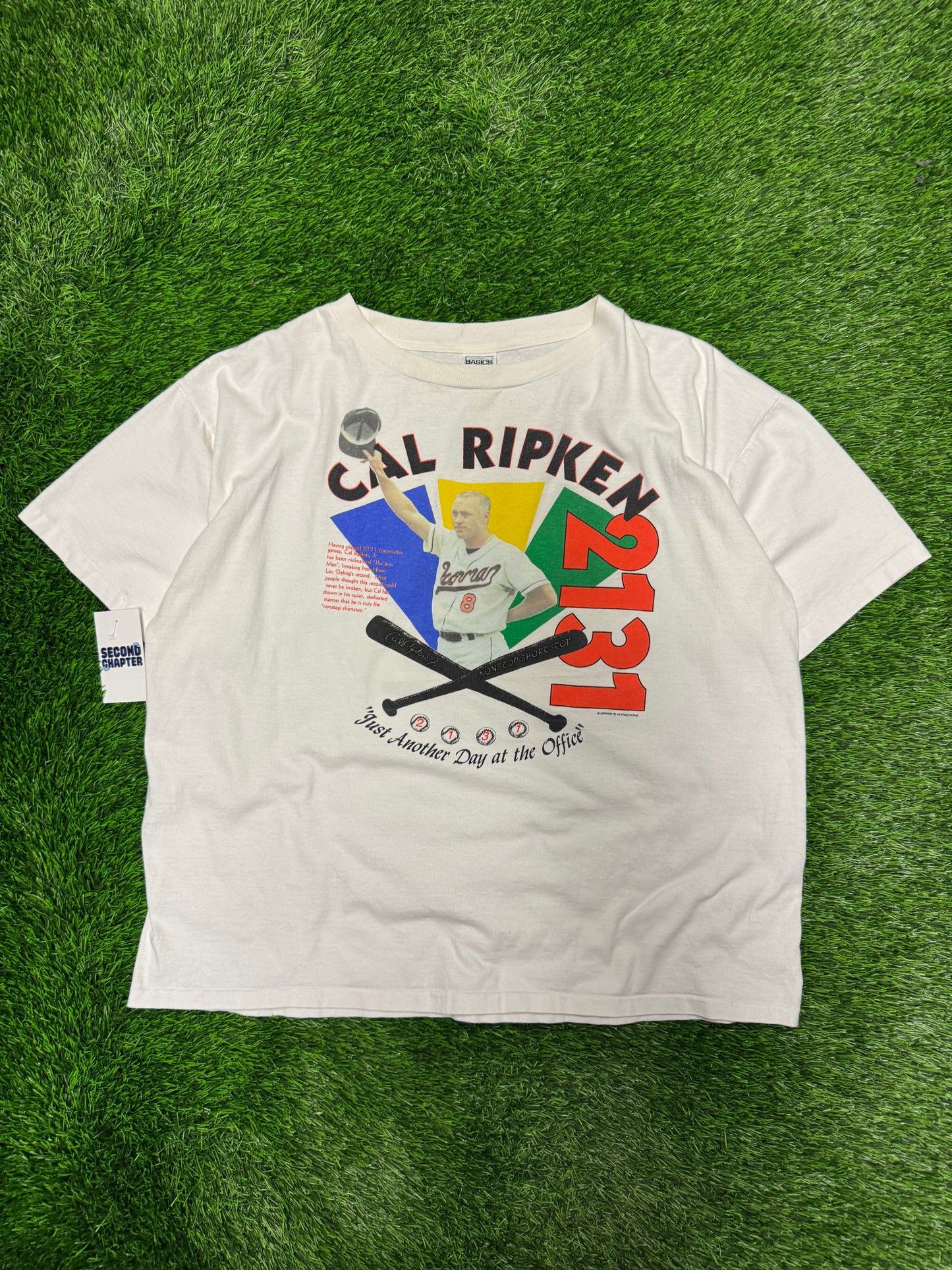 90s Cal Ripken Ironman 2131 Games Tee (XL)