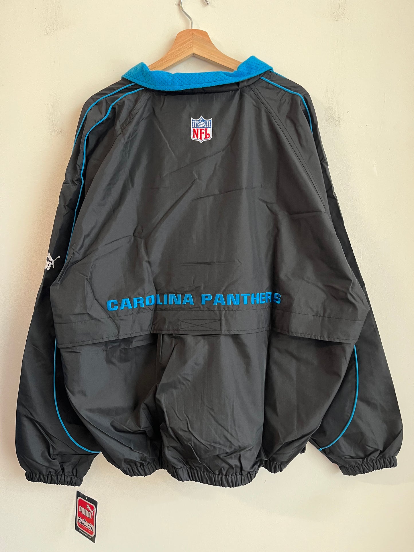 90s Carolina Panthers Puma Deadstock Windbreaker (XXL)