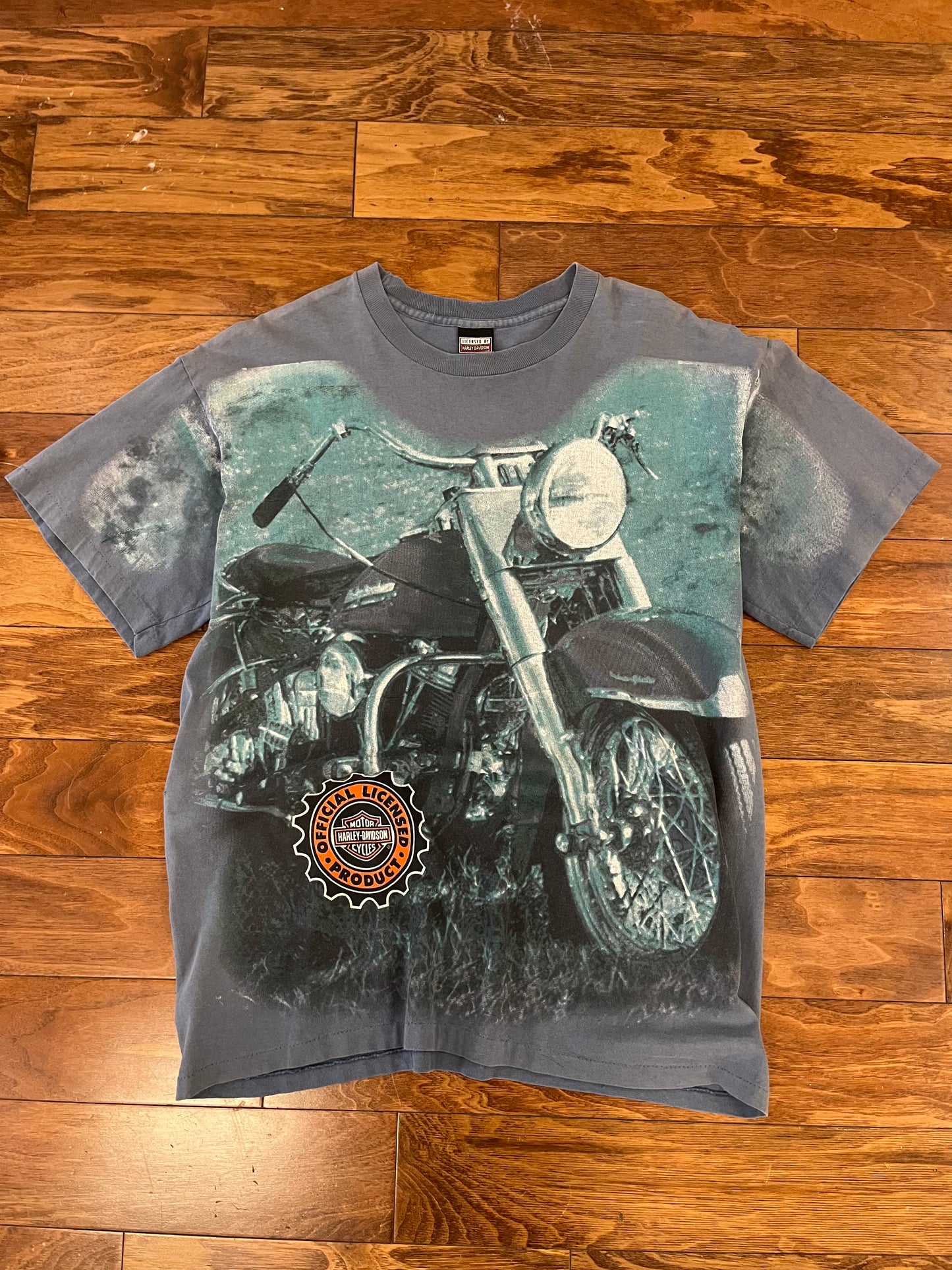 90s Harley Davidson Big Graphic Tee (L)
