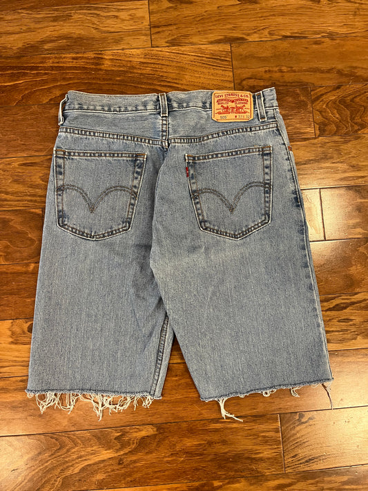 2010 Levi's 505 Light Wash Jean Shorts (33)