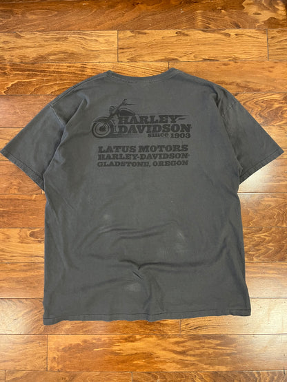 2009 Harley Davidson Charcoal Tee (XL)