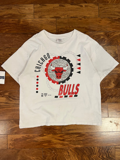 90s Chicago Bulls Team Hanes Vintage NBA Graphic Tee (XL)