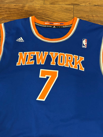 2012 New York Knicks Adidas Carmelo Anthony Jersey (L)