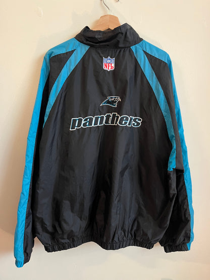 00s Carolina Panthers NFL Reebok Two Tone Windbreaker (XL)