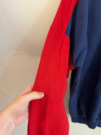 90s New York Giants Hammer Sportswear Quarter Zip Crewneck (M)