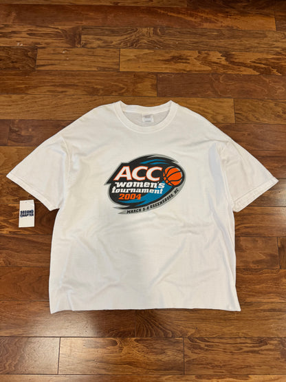 2004 ACC Women's Basketball Tournament Greensboro, NC Vintage Cropped Tee (XL)
