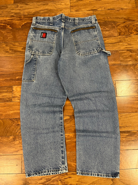 00s Wrangler Riggs Denim Carpenter Jeans (36 x 30)