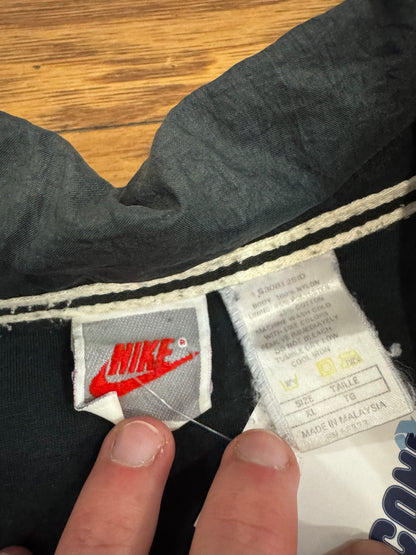 90s Nike Faded Supreme Court Black Windbreaker (XL)