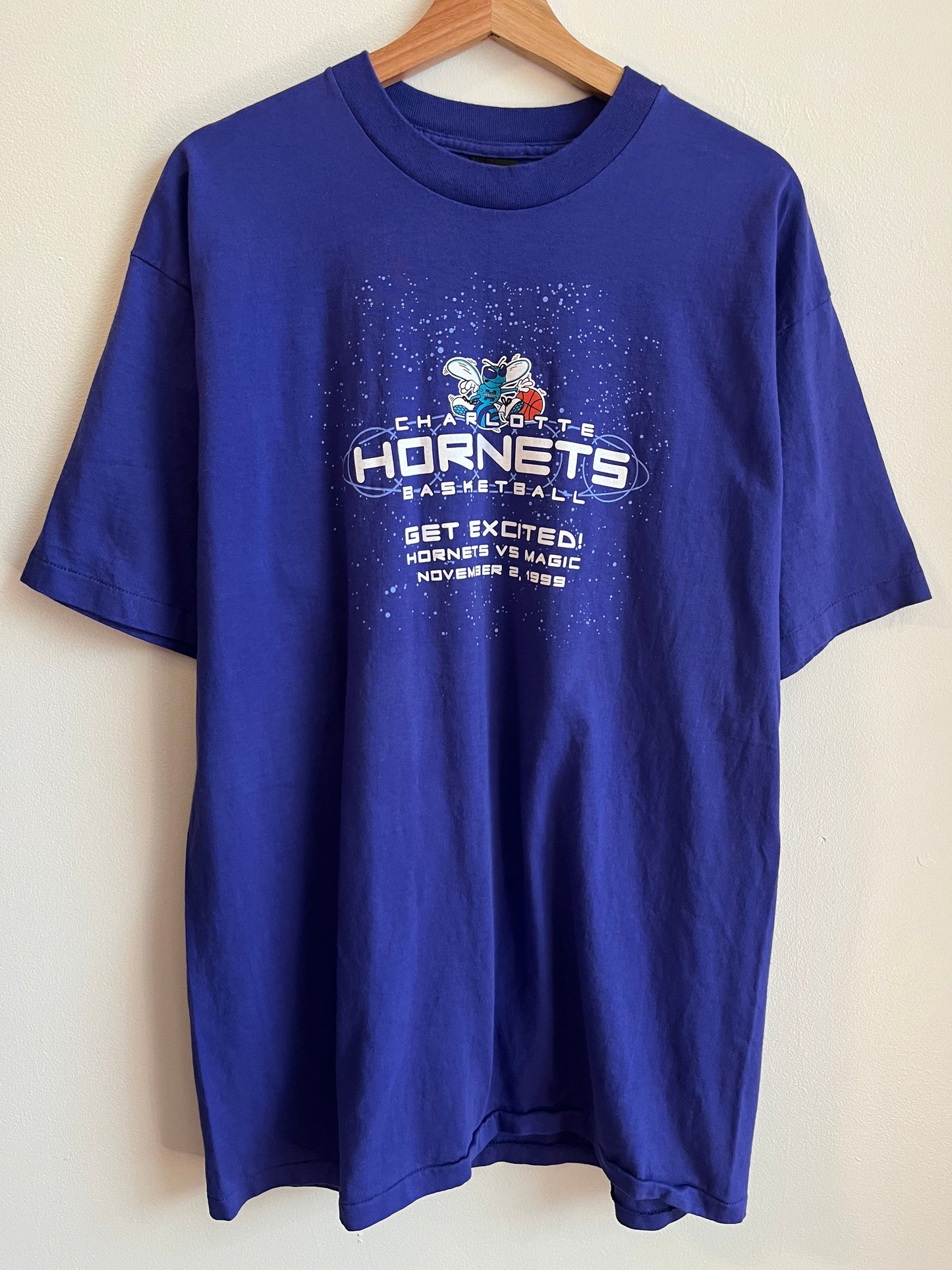 1999 Charlotte Hornets v Orlando Magic Purple Tee (XL)