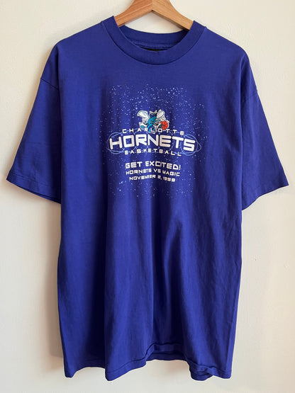 1999 Charlotte Hornets v Orlando Magic Purple Tee (XL)