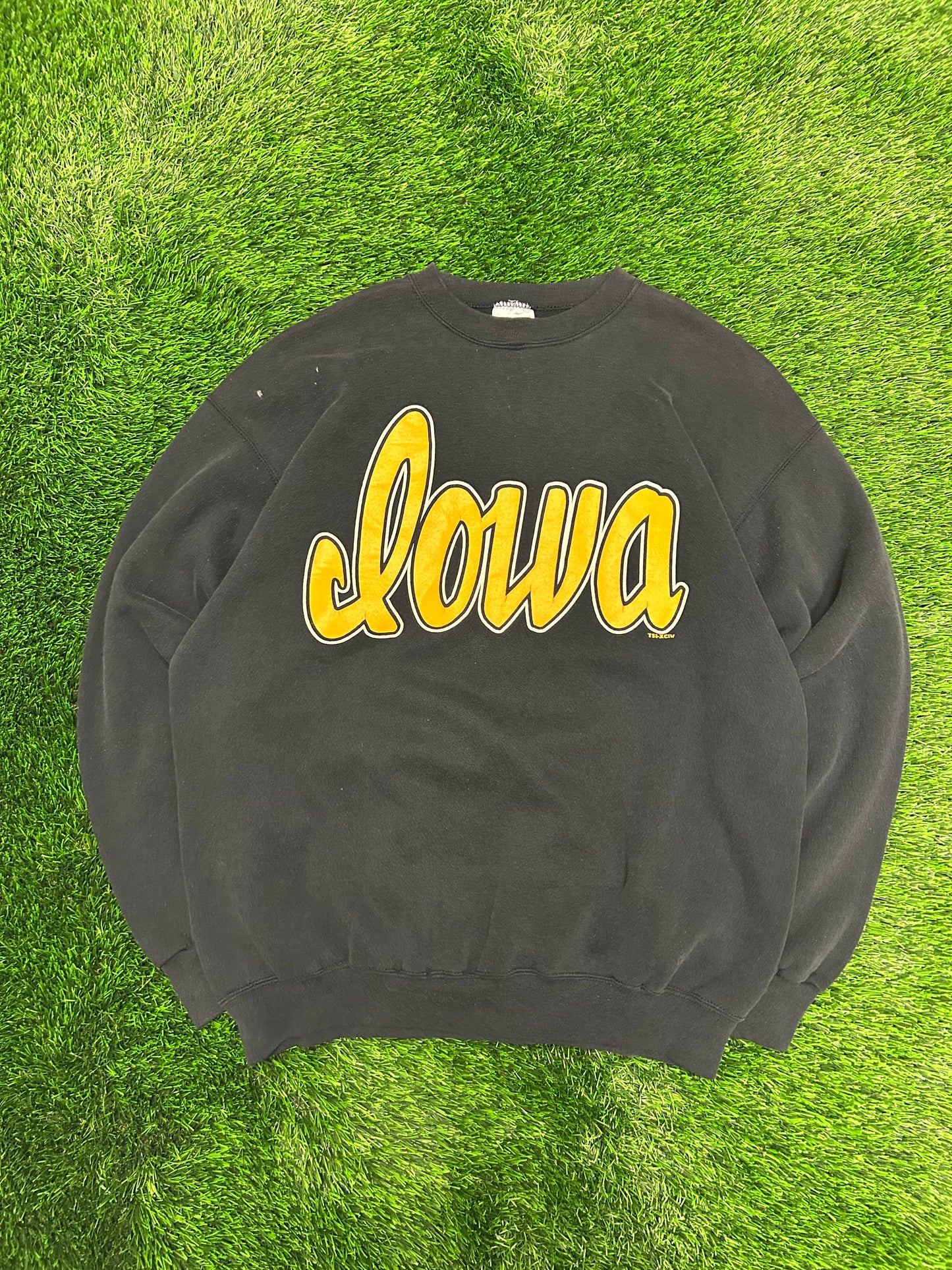 90s University of Iowa Spell Out Vintage Crewneck (XL)