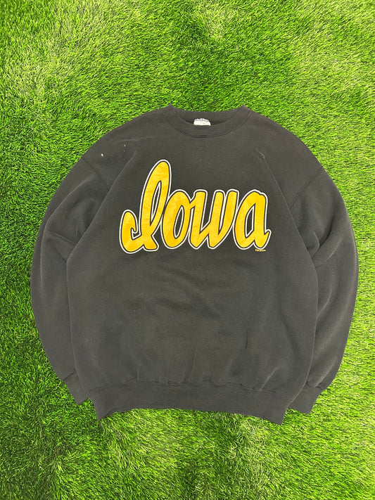 90s University of Iowa Spell Out Vintage Crewneck (XL)
