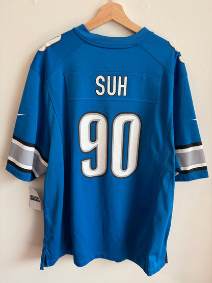 2012 Nike Detroit Lions Ndamukong Suh #90 Jersey (XXL)