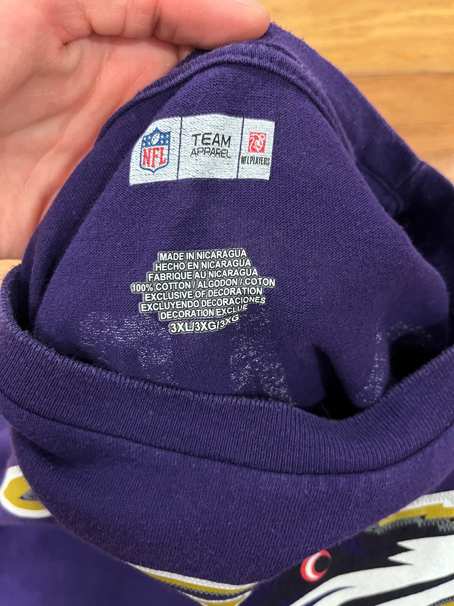 00s Baltimore Ravens Joe Flacco Jersey Tee (XXXL)